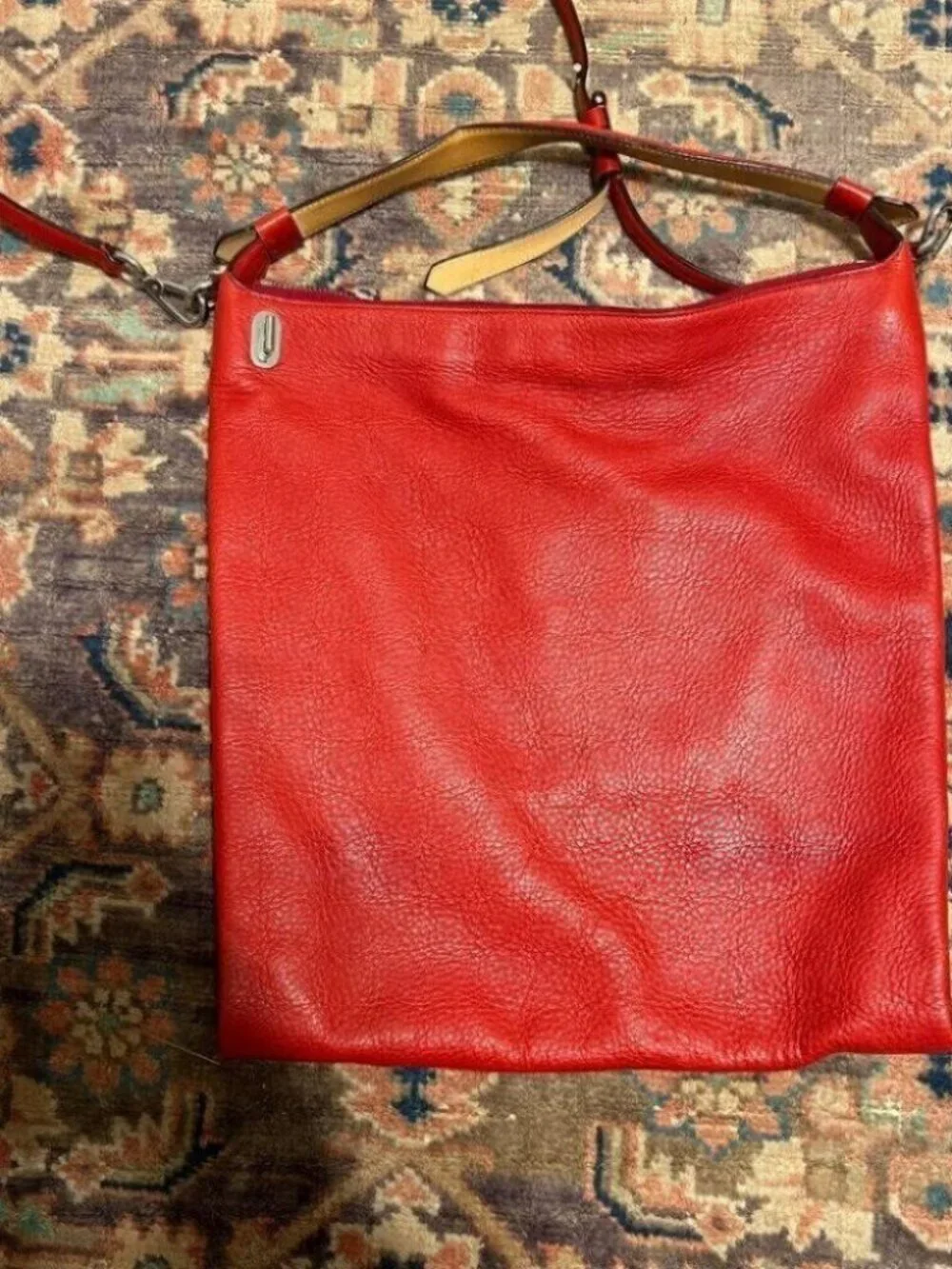 Reed Krakoff Locking Shoulder Crossbody Handbag 2000's Y2K Coach Slouchy